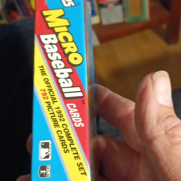 Topps 1992 micro baseball card factory sealed set with 12 micro gold cards - Picture 7 of 11